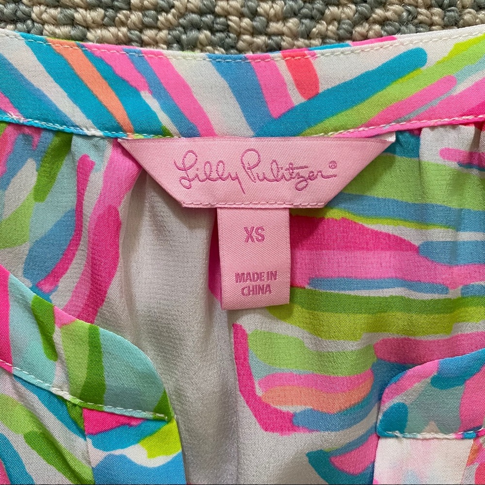 Lilly Pulitzer Stacy Sleeveless Blouse - Picture 2 of 3